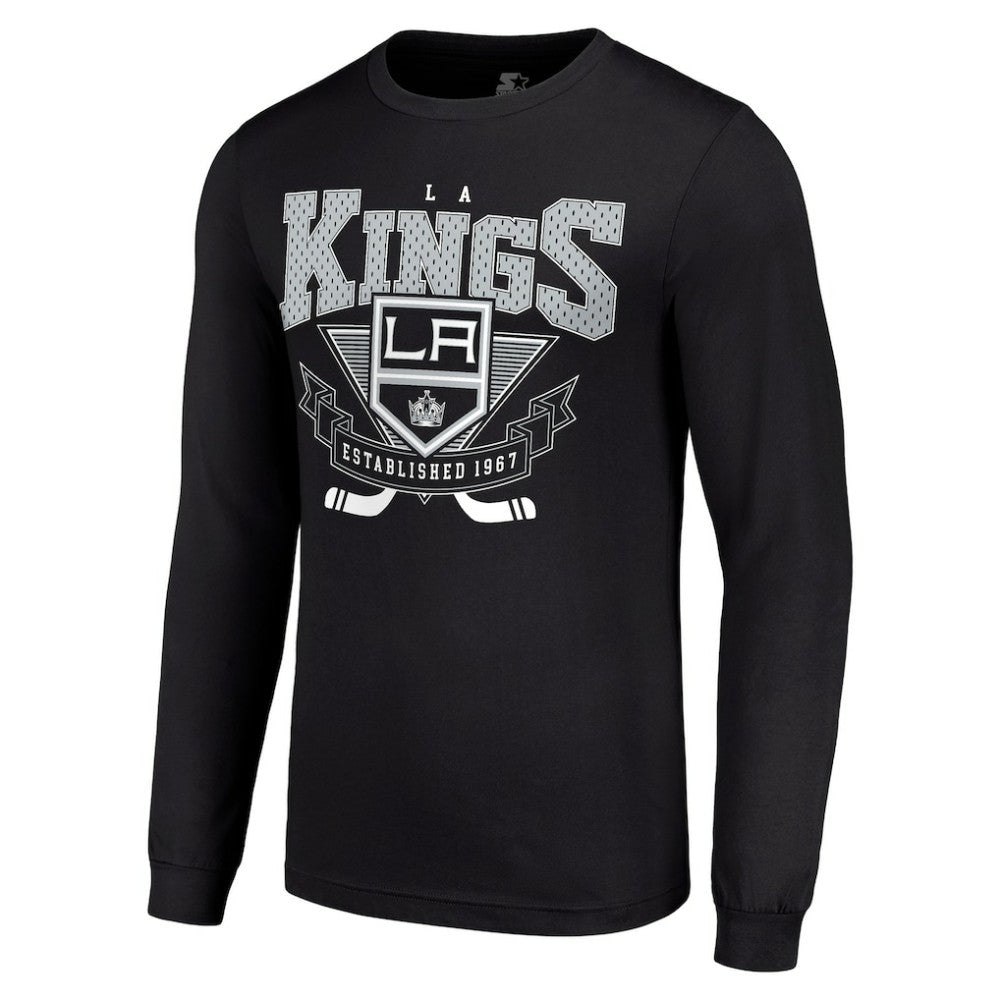 Los Angeles Kings Starter Team Logo Graphic Long Sleeve T-Shirt - Black | US 201591828
