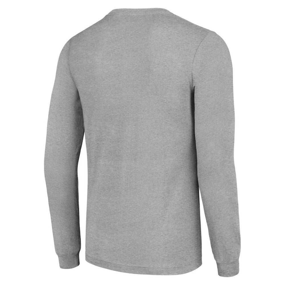 Buffalo Sabres Starter '80s Inspired Team Logo Long Sleeve T-Shirt - Heather Gray | US 201591838