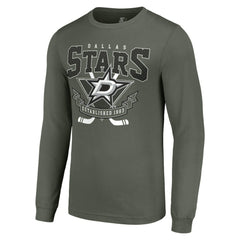 Dallas Stars Starter Team Logo Graphic Long Sleeve T-Shirt - Olive | US 201591871