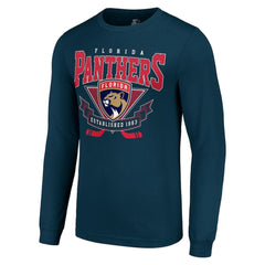 Florida Panthers Starter Team Logo Graphic Long Sleeve T-Shirt - Navy | US 201591874