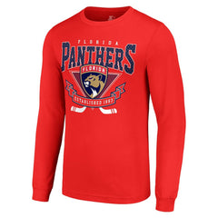 Florida Panthers Starter Team Logo Graphic Long Sleeve T-Shirt - Red | US 201591896