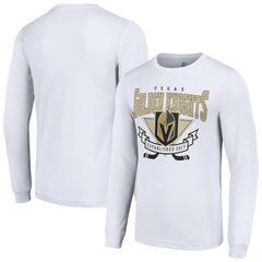 Vegas Golden Knights Starter Team Logo Graphic Long Sleeve T-Shirt - White | US 201591915
