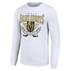Vegas Golden Knights Starter Team Logo Graphic Long Sleeve T-Shirt - White | US 201591915
