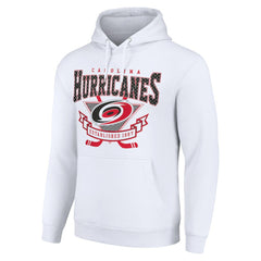 Carolina Hurricanes Starter Team Logo Graphic Fleece Tri-Blend Pullover Hoodie - White | US 201592014