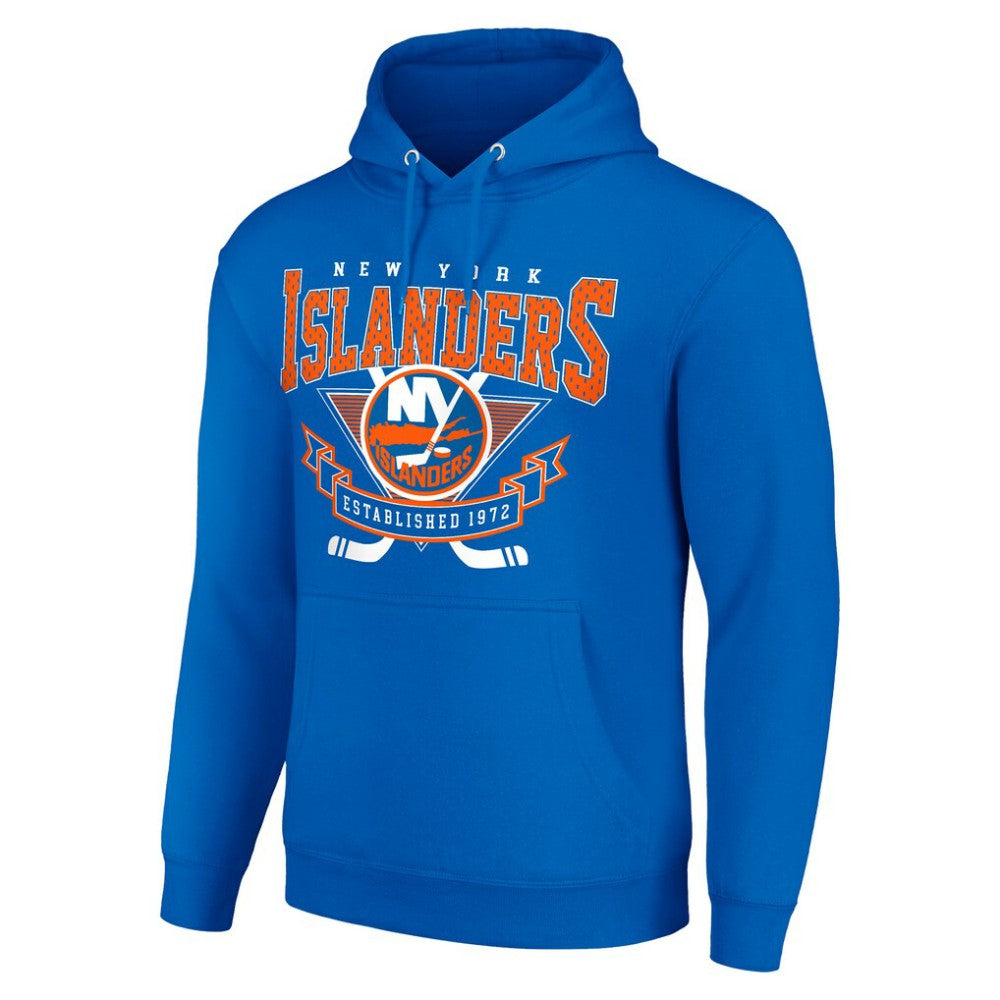 New York Islanders Starter Team Logo Graphic Fleece Tri-Blend Pullover Hoodie - Royal | US 201592024