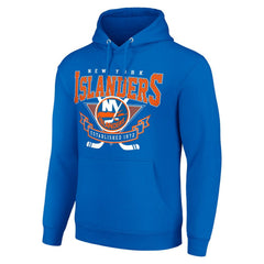 New York Islanders Starter Team Logo Graphic Fleece Tri-Blend Pullover Hoodie - Royal | US 201592024