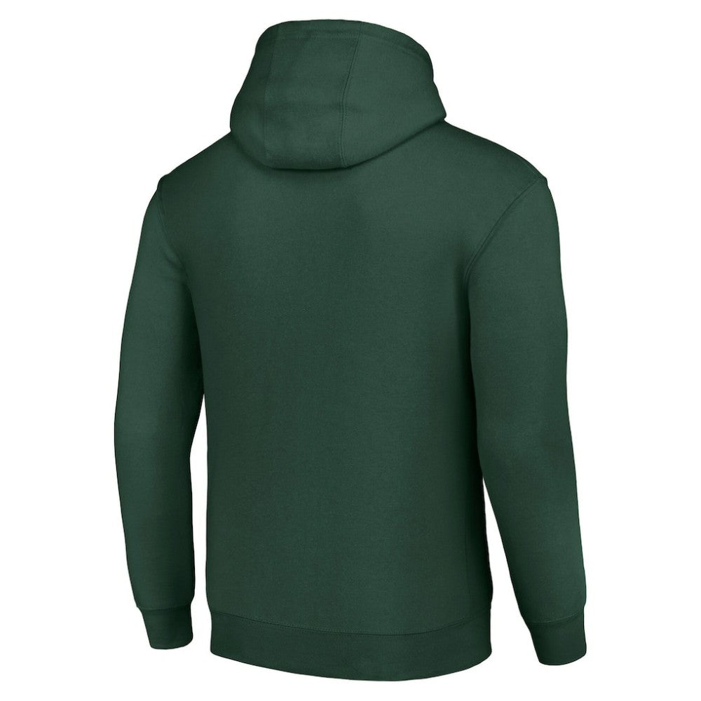 Dallas Stars Starter Team Logo Graphic Fleece Tri-Blend Pullover Hoodie - Olive | US 201592029