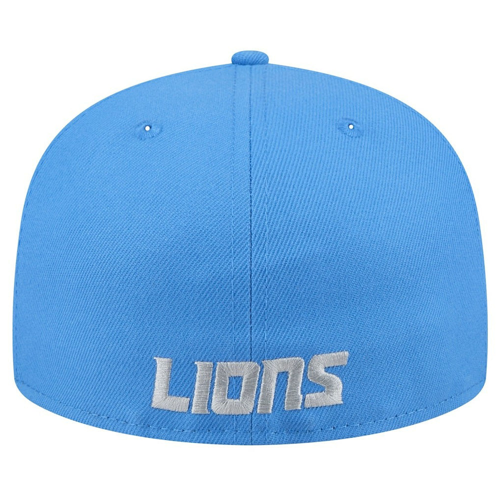 Detroit Lions New Era Omaha 59FIFTY Fitted Hat - Blue Hats