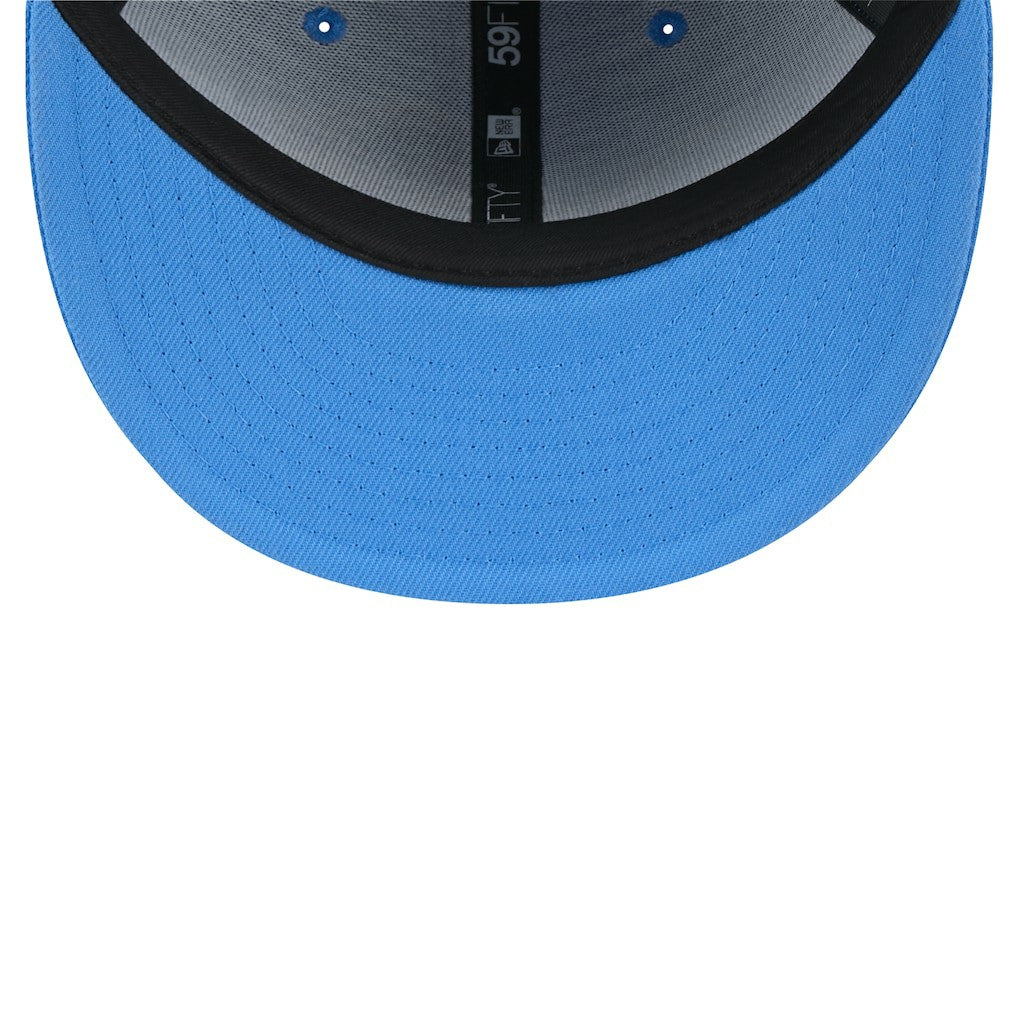 Detroit Lions New Era Omaha 59FIFTY Fitted Hat - Blue Hats
