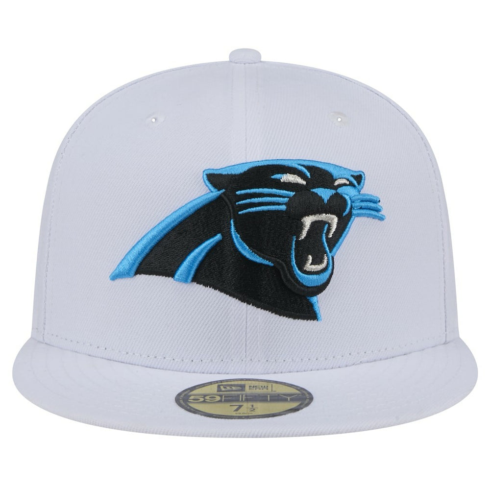 Carolina Panthers New Era Omaha 59FIFTY Fitted Hat - White Hats