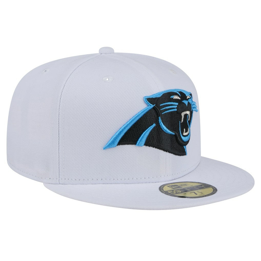 Carolina Panthers New Era Omaha 59FIFTY Fitted Hat - White Hats