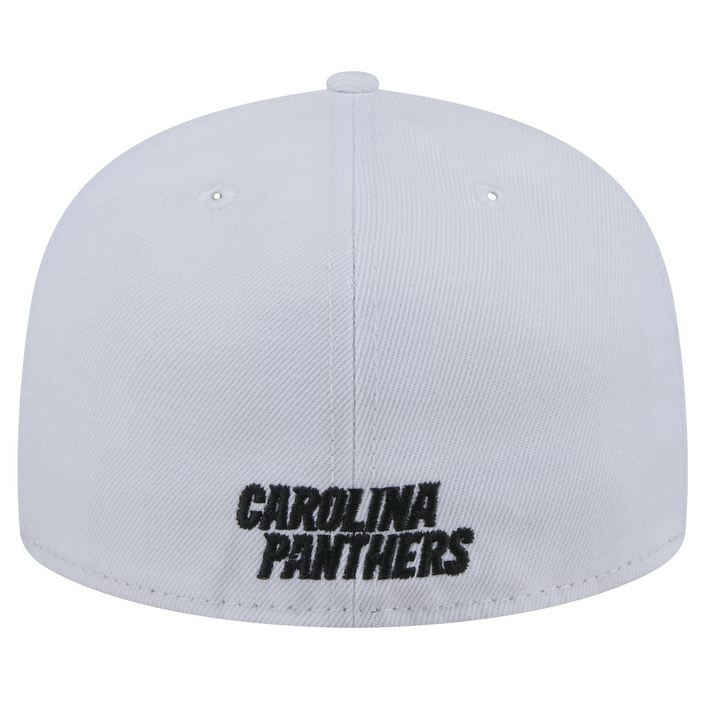 Carolina Panthers New Era Omaha 59FIFTY Fitted Hat - White Hats