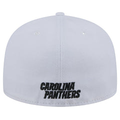Carolina Panthers New Era Omaha 59FIFTY Fitted Hat - White Hats