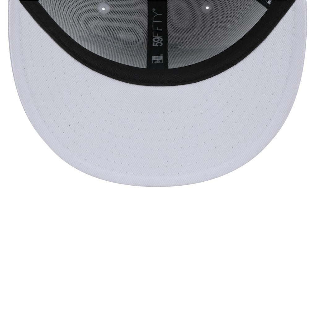 Carolina Panthers New Era Omaha 59FIFTY Fitted Hat - White Hats