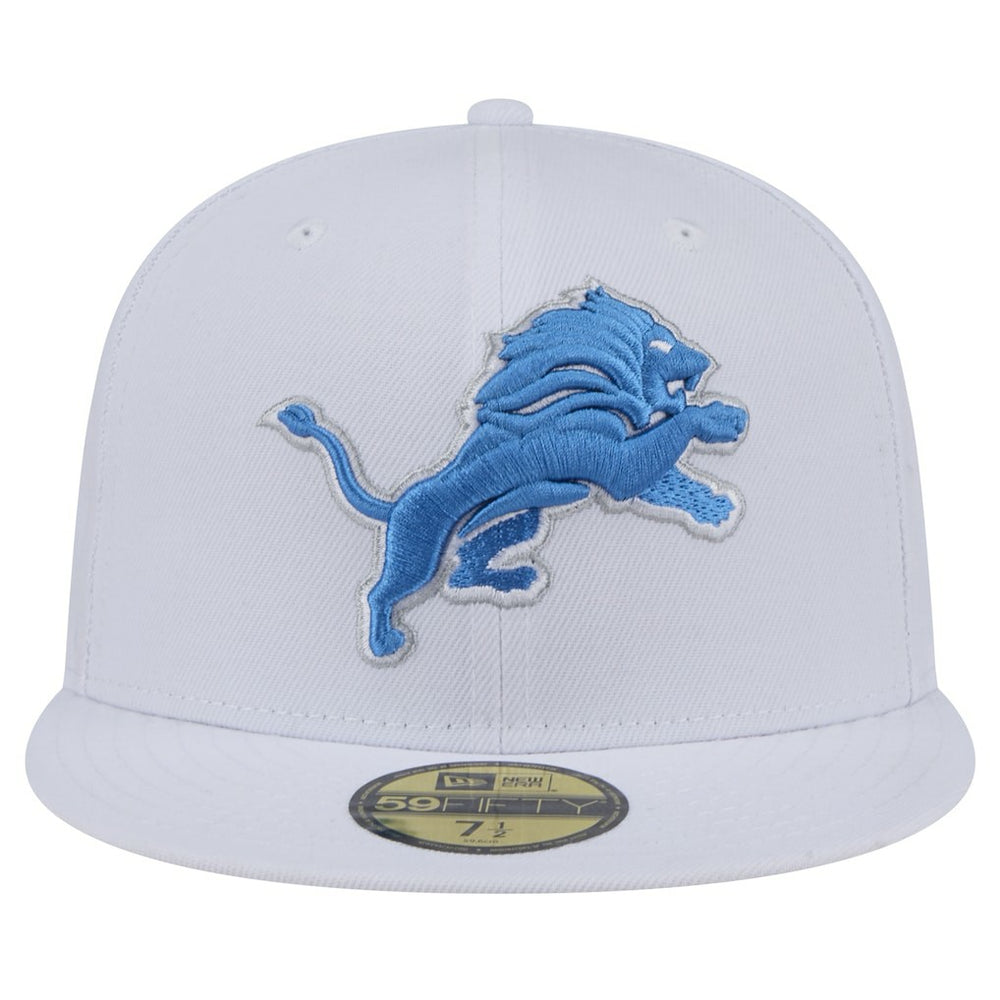 Detroit Lions New Era Omaha 59FIFTY Fitted Hat - White Hats