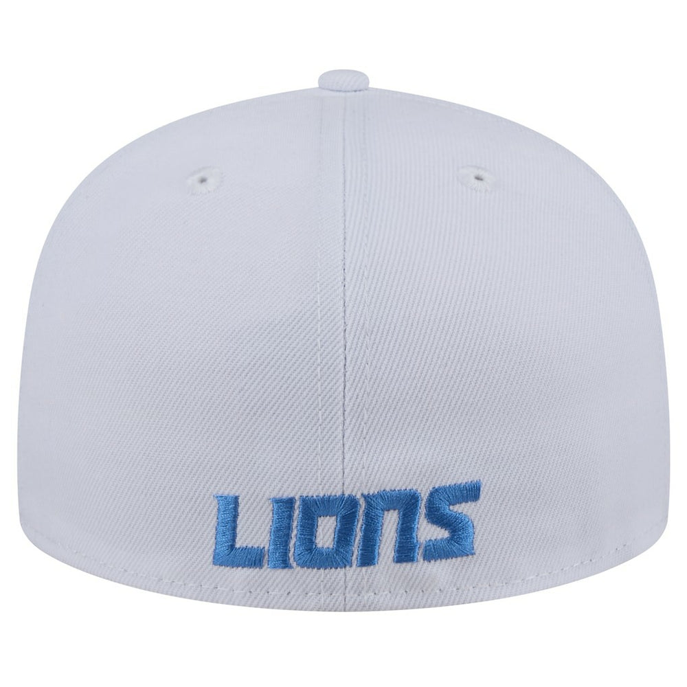 Detroit Lions New Era Omaha 59FIFTY Fitted Hat - White Hats