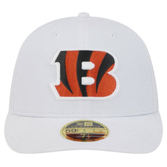 Cincinnati Bengals New Era Omaha Low Profile 59FIFTY Fitted Hat - White Hats