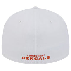 Cincinnati Bengals New Era Omaha Low Profile 59FIFTY Fitted Hat - White Hats