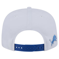 Detroit Lions New Era Sparky 9FIFTY Snapback Hat - White/Blue Hats