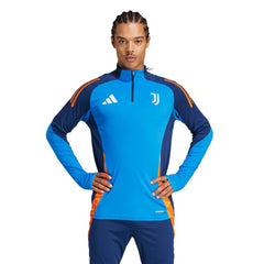 Juventus 2024/25 AEROREADY Raglan Quarter-Zip Training Top Blue - Adidas