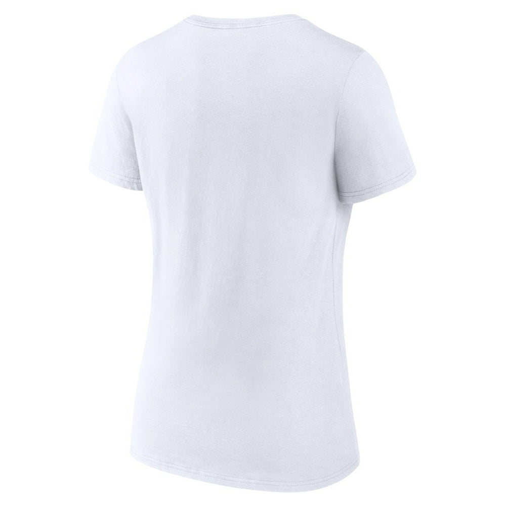 Houston Texans Women's Secondary Logo V-Neck T-Shirt - White T-shirts