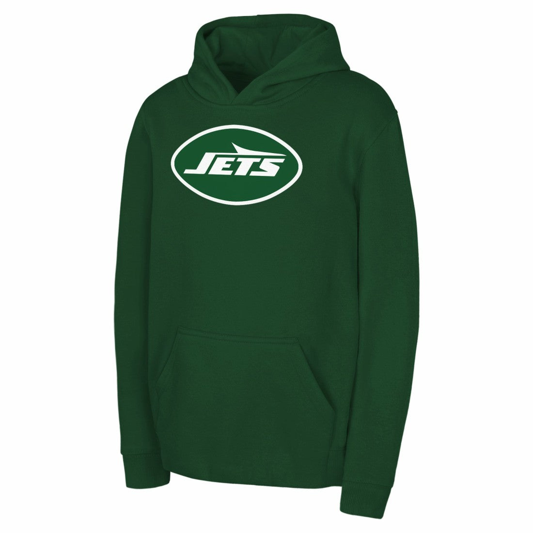 New York Jets Youth Team Logo Pullover Hoodie - Green Hoodies