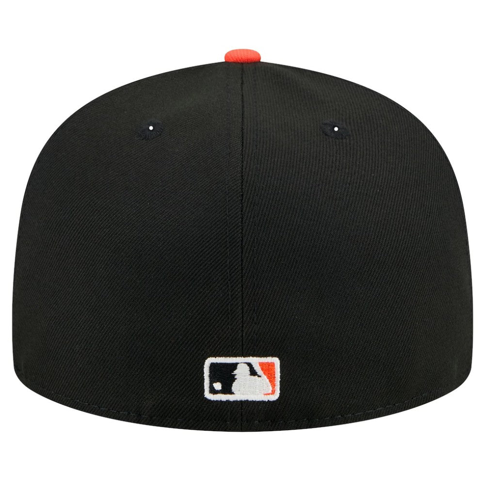 Detroit Tigers New Era Shadow Stitch 59FIFTY Fitted Hat - Black Hats