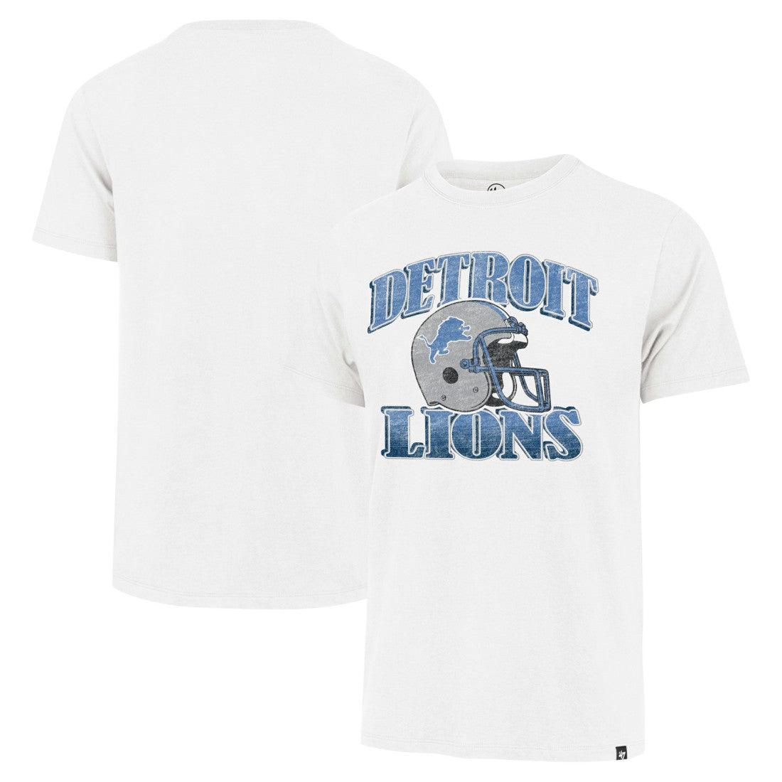 Detroit Lions '47 Overrun Franklin Throwback T-Shirt - Cream T-shirts