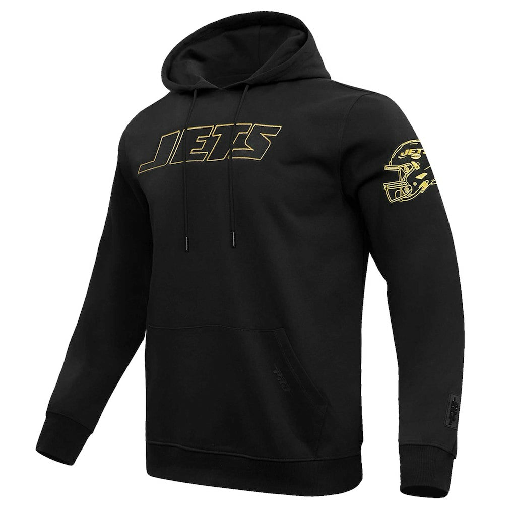 New York Jets Pro Standard Classic Chenille Pullover Hoodie - Black Hoodies