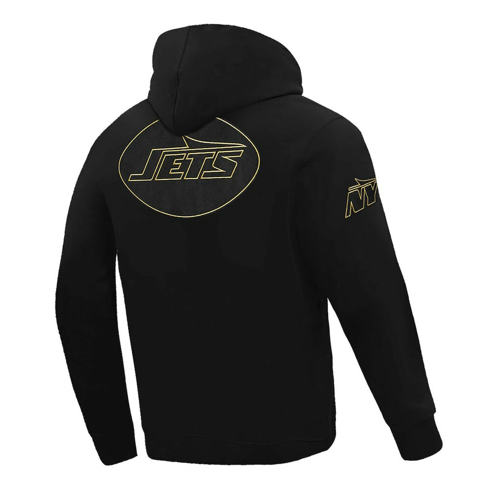New York Jets Pro Standard Classic Chenille Pullover Hoodie - Black Hoodies