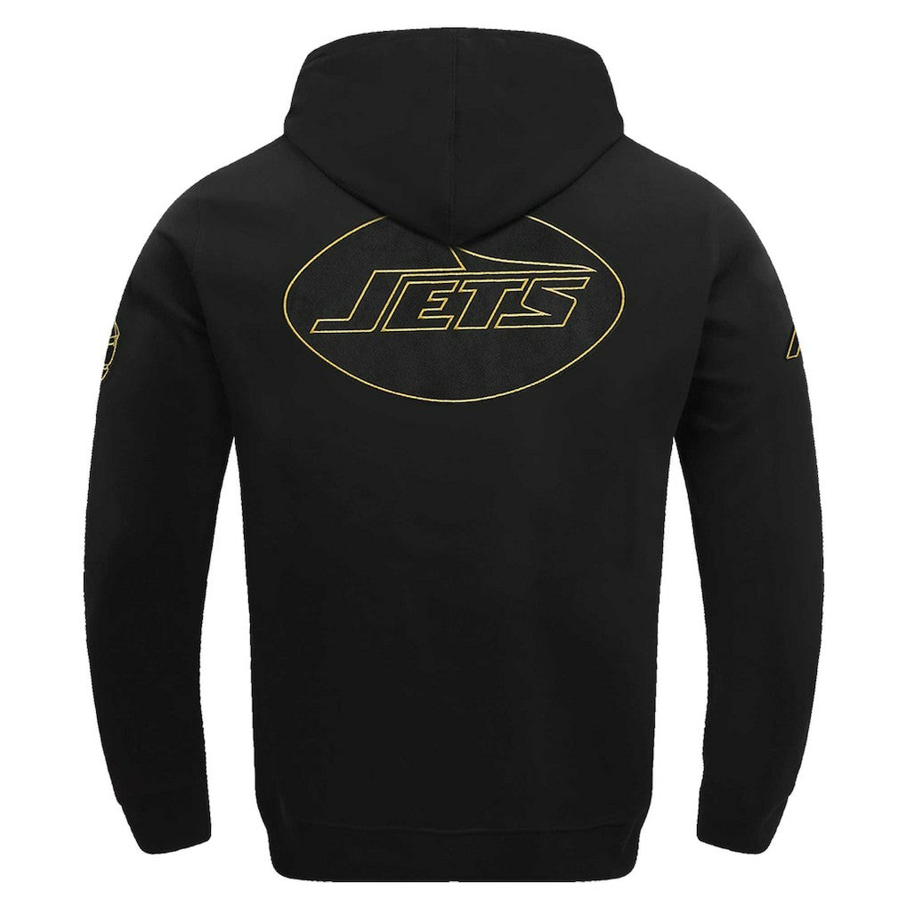 New York Jets Pro Standard Classic Chenille Pullover Hoodie - Black Hoodies