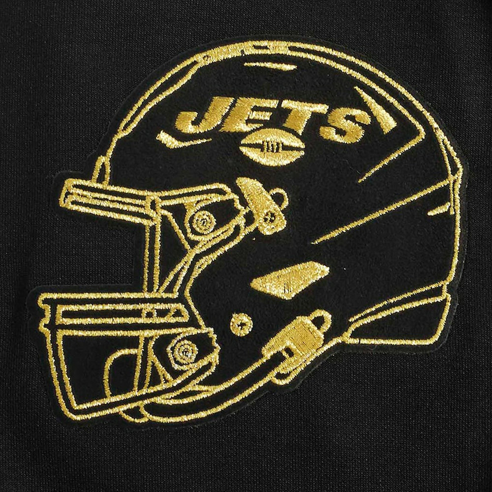New York Jets Pro Standard Classic Chenille Pullover Hoodie - Black Hoodies