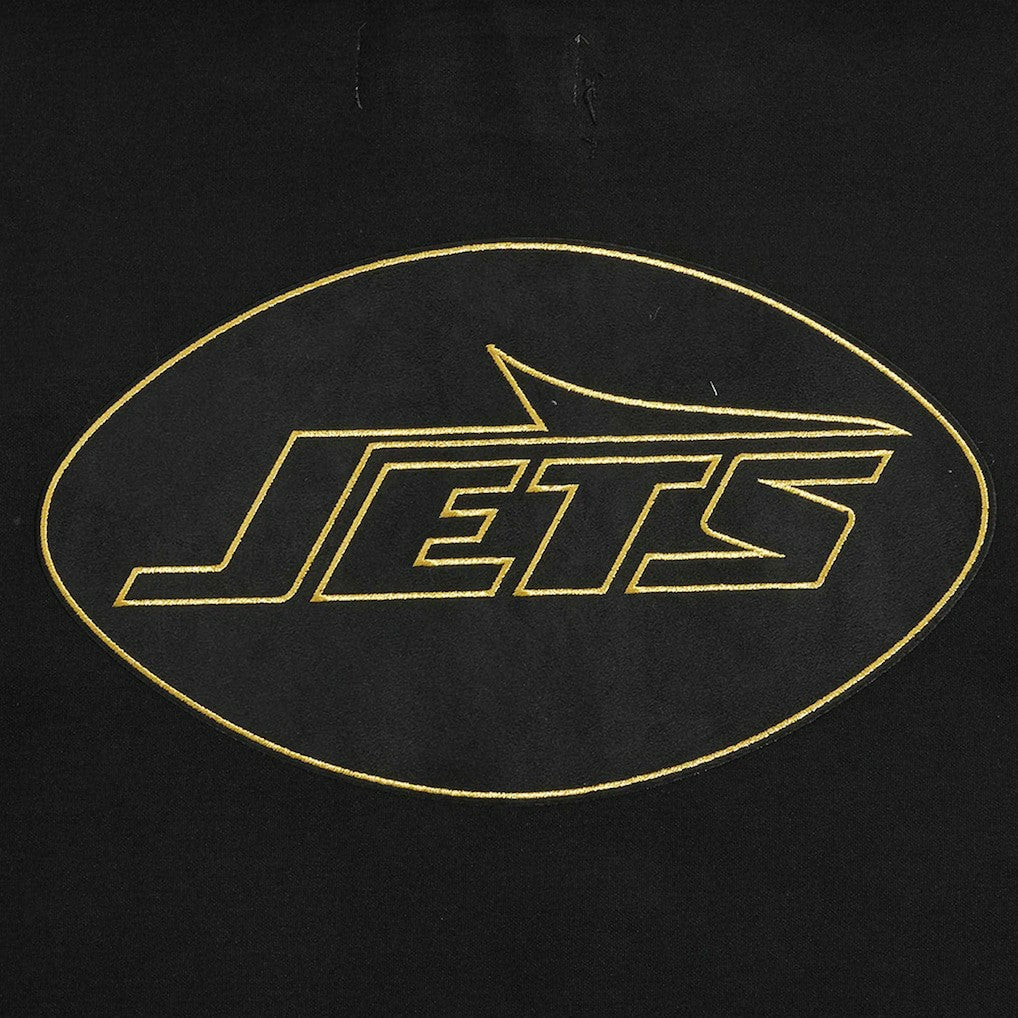 New York Jets Pro Standard Classic Chenille Pullover Hoodie - Black Hoodies