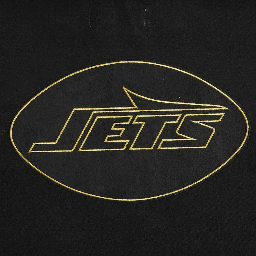 New York Jets Pro Standard Classic Chenille Pullover Hoodie - Black Hoodies