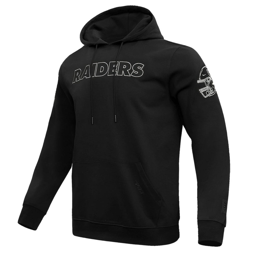 Las Vegas Raiders Pro Standard Classic Chenille Pullover Hoodie - Black Hoodies