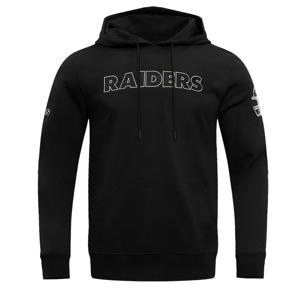 Las Vegas Raiders Pro Standard Classic Chenille Pullover Hoodie - Black Hoodies