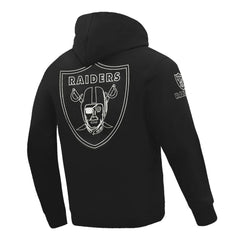 Las Vegas Raiders Pro Standard Classic Chenille Pullover Hoodie - Black Hoodies
