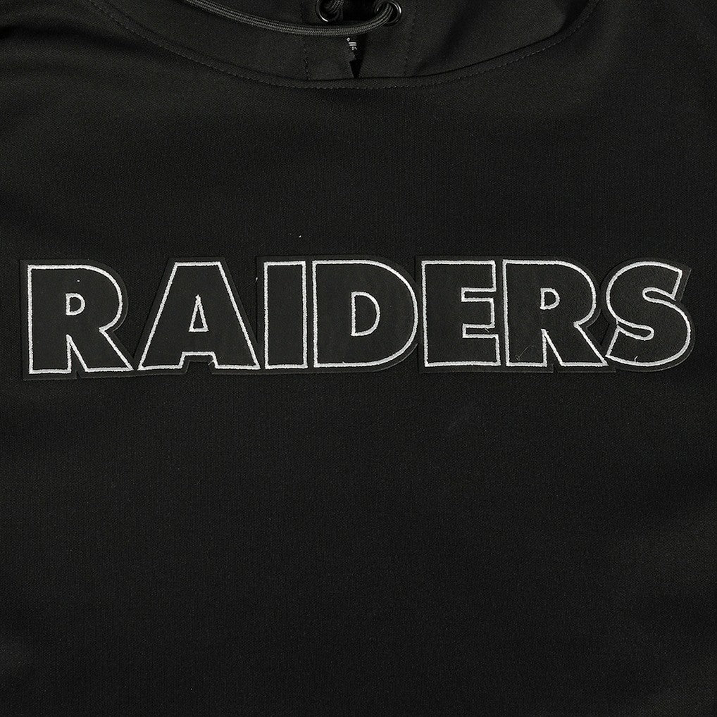 Las Vegas Raiders Pro Standard Classic Chenille Pullover Hoodie - Black Hoodies