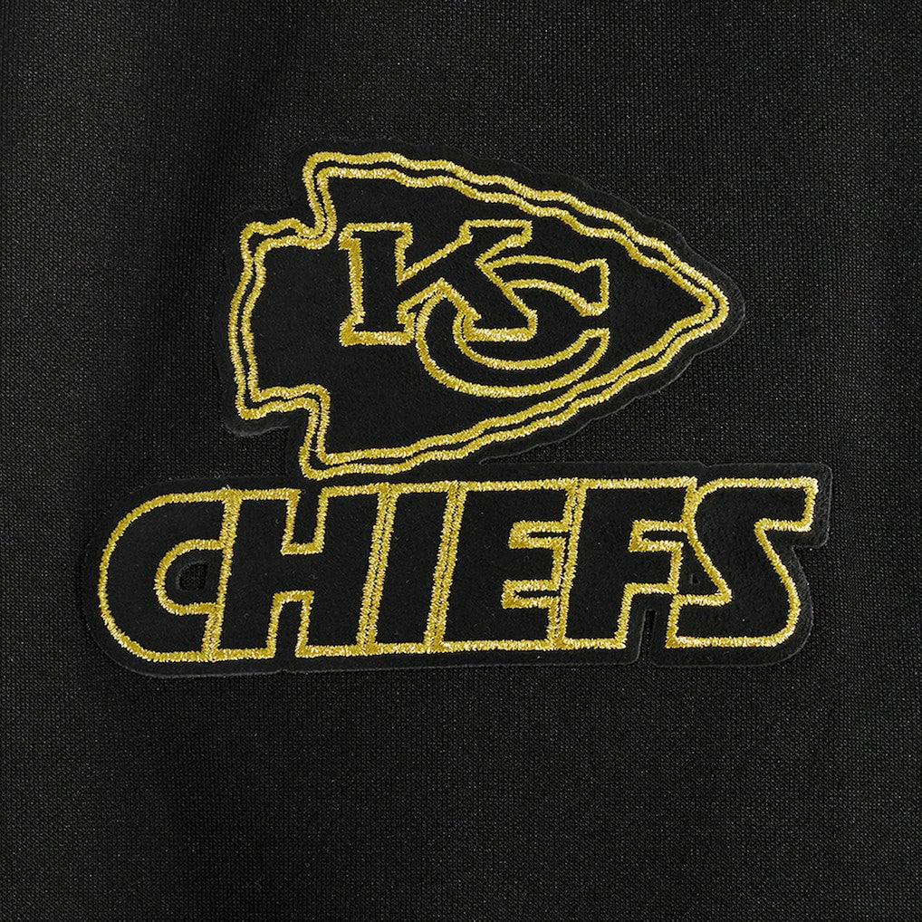 Kansas City Chiefs Pro Standard Classic Chenille Pullover Hoodie - Black Hoodies