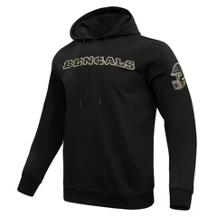 Cincinnati Bengals Pro Standard Classic Chenille Pullover Hoodie - Black Hoodies