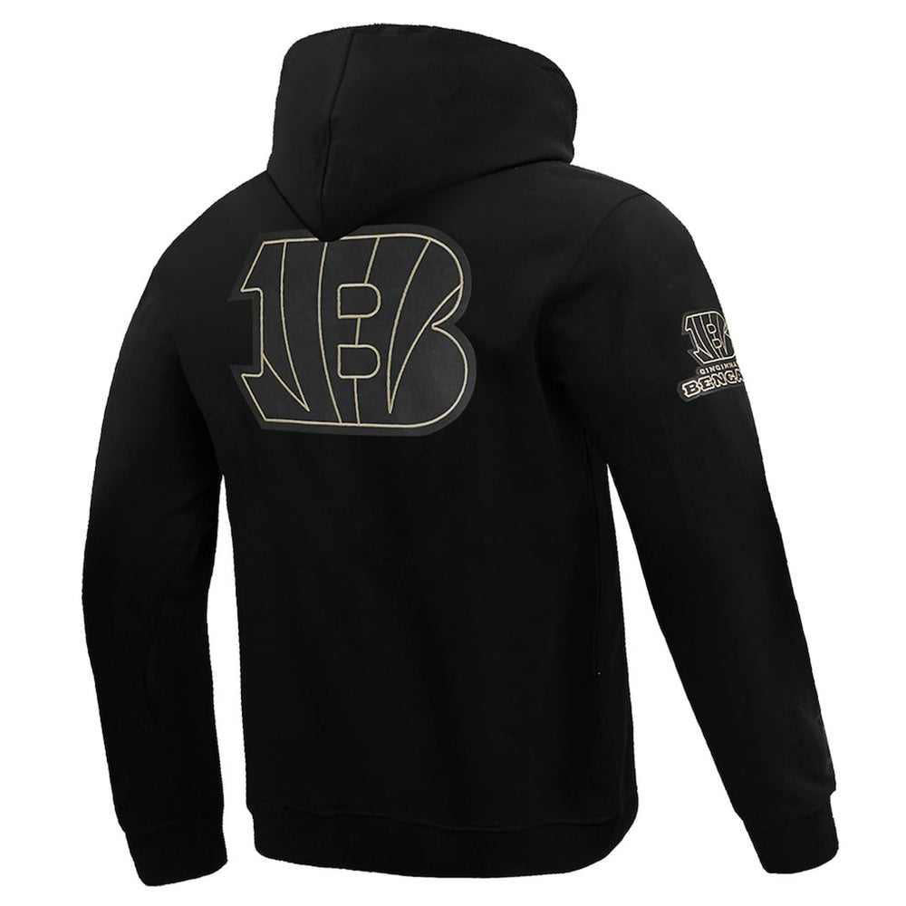 Cincinnati Bengals Pro Standard Classic Chenille Pullover Hoodie - Black Hoodies