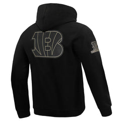 Cincinnati Bengals Pro Standard Classic Chenille Pullover Hoodie - Black Hoodies