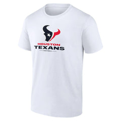 Houston Texans Team Lockup T-Shirt - White T-shirts