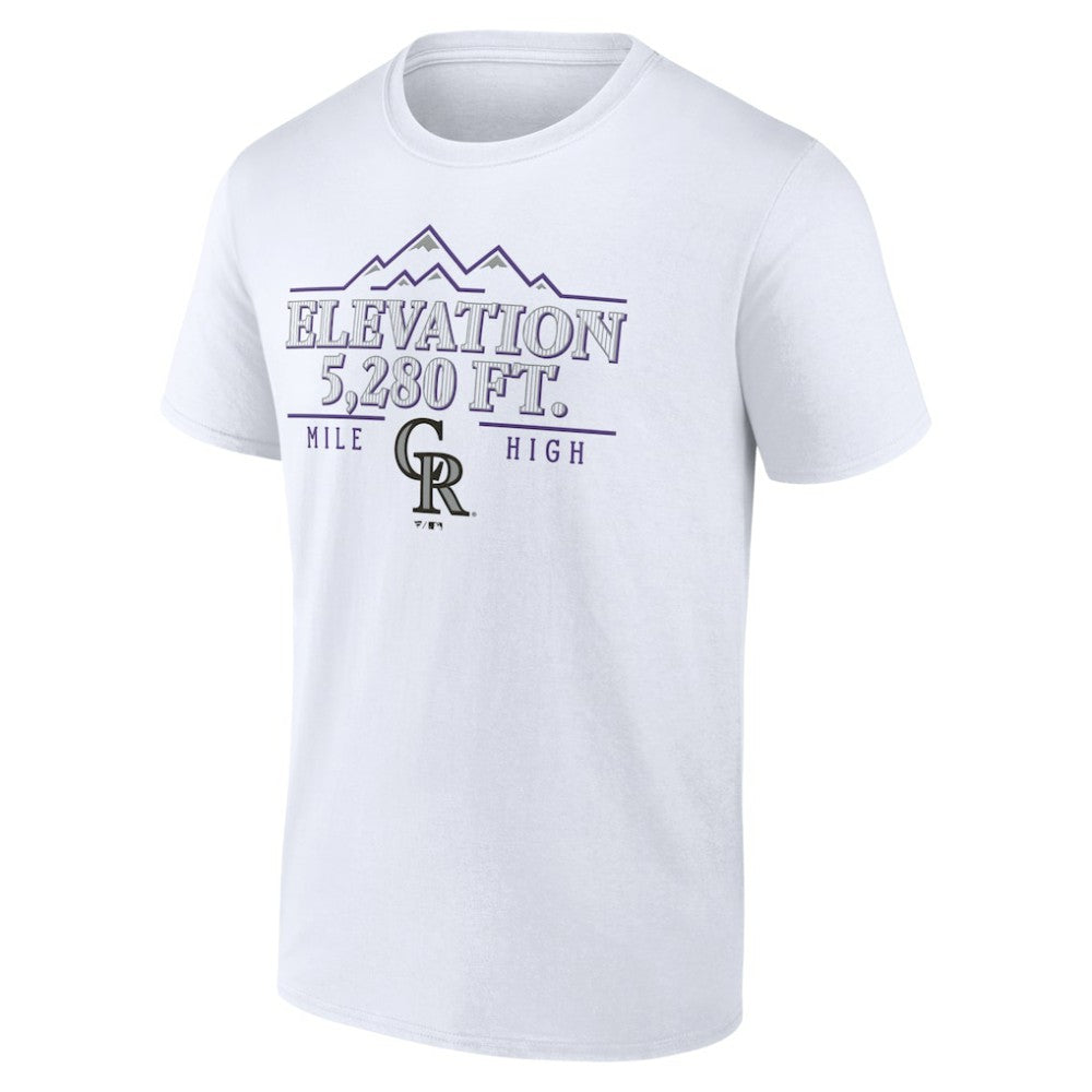 Colorado Rockies Elevation T-Shirt - White T-shirts