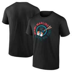 Miami Marlins Let's Go Fish T-Shirt - Black T-shirts