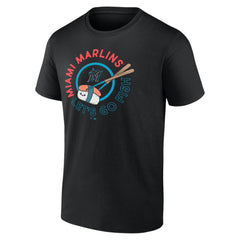 Miami Marlins Let's Go Fish T-Shirt - Black T-shirts