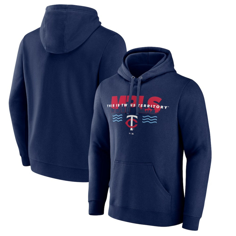 Minnesota Twins Territory Pullover Hoodie - Navy Hoodies