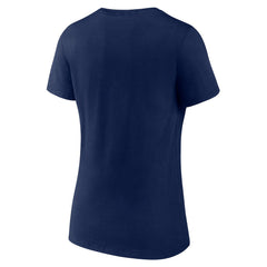 Minnesota Twins Women's Territory V-Neck T-Shirt - Navy T-shirts