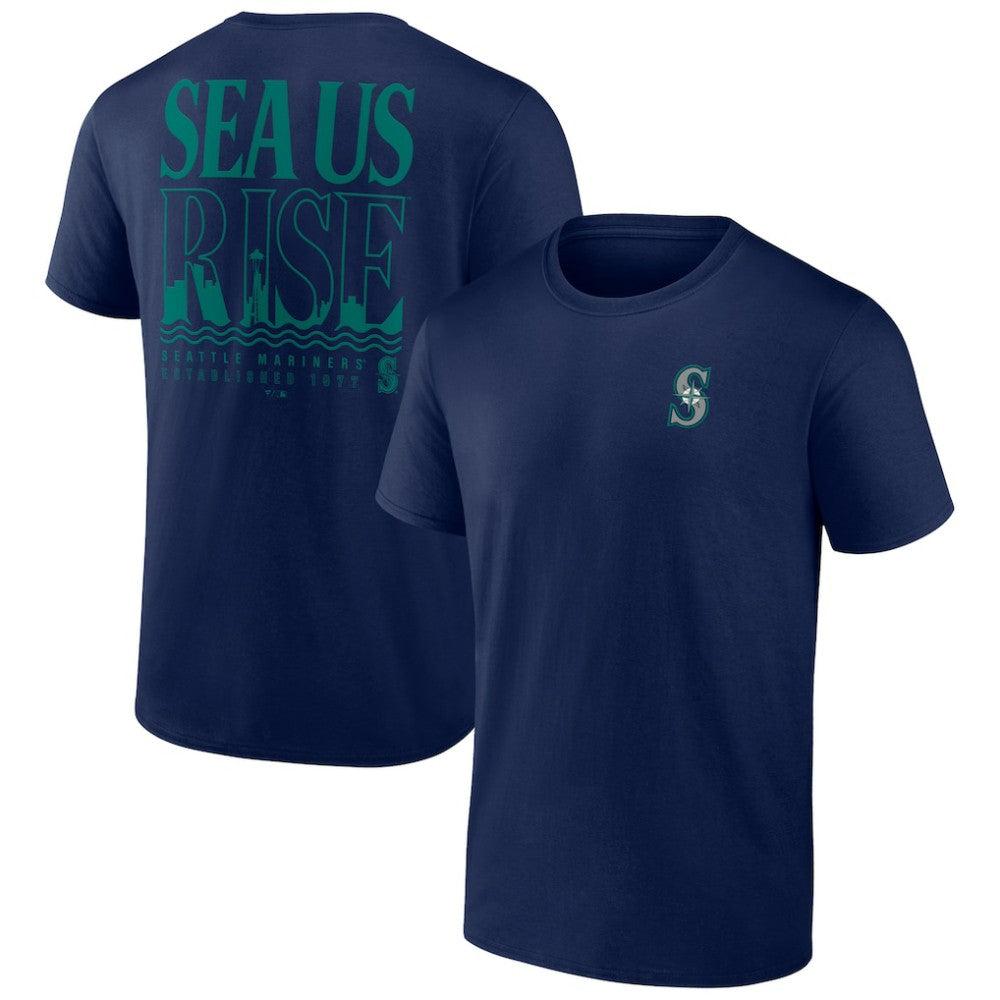 Seattle Mariners Sea Us Rise T-Shirt - Navy T-shirts