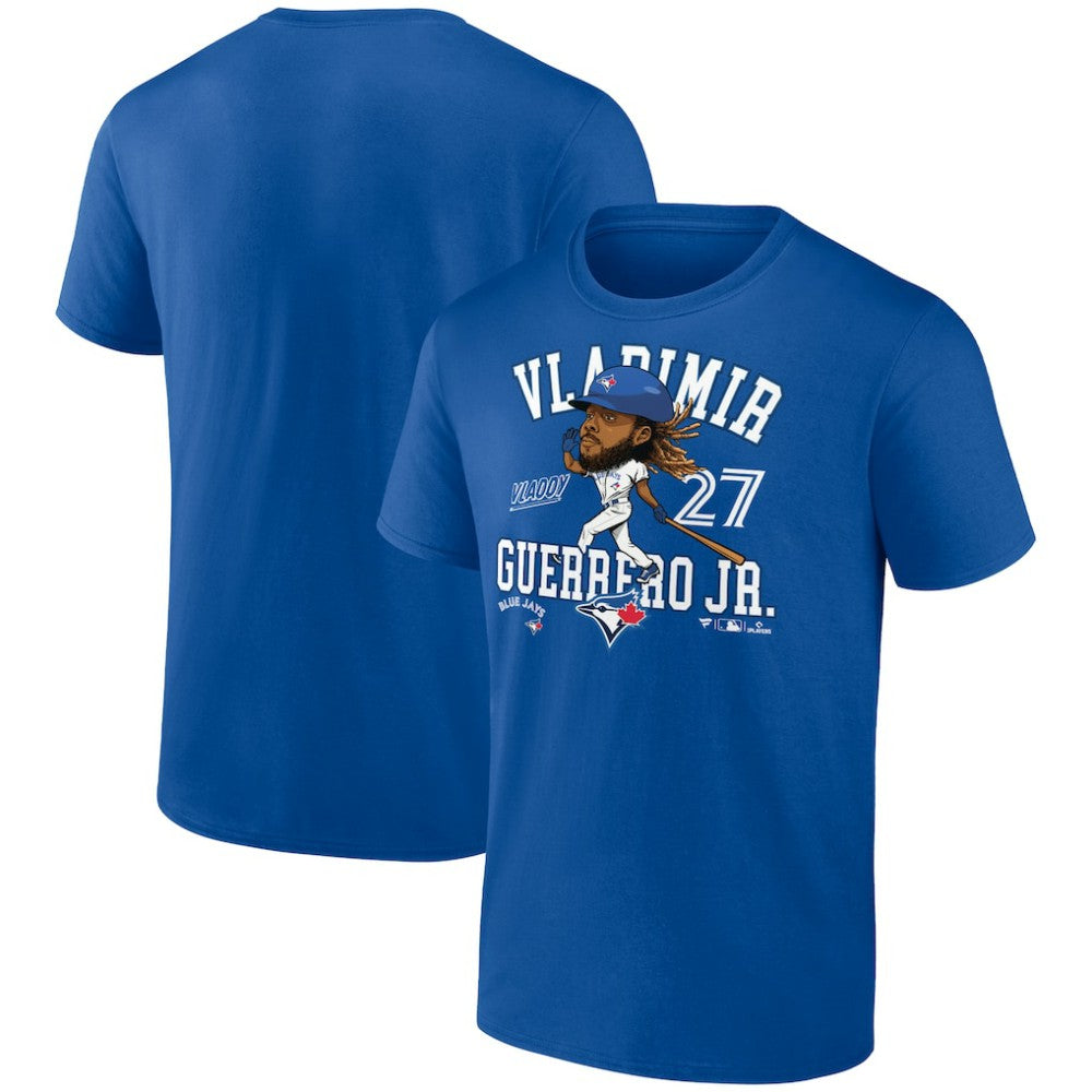 Vladimir Guerrero Jr. Toronto Blue Jays Caricature T-Shirt - Royal T-shirts